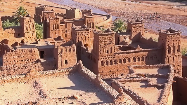 Kasbah Ait Benhaddou靠近Ouarzazate视频下载