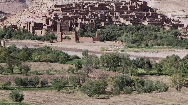 Kasbah Ait Benhaddou靠近Ouarzazate视频素材