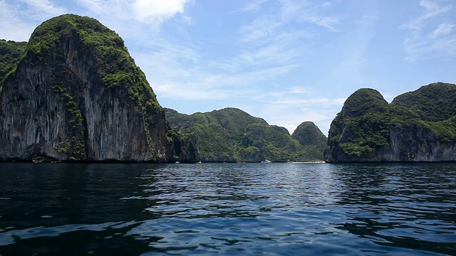 玛雅湾,泰国。视频素材