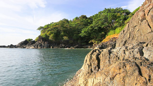 美丽的热带海滩，海景视频素材