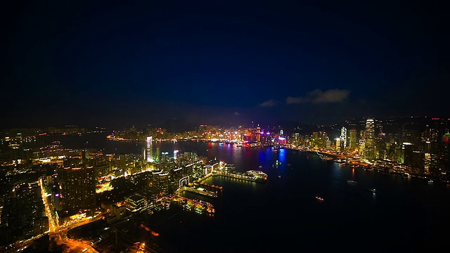 香港的夜晚视频素材