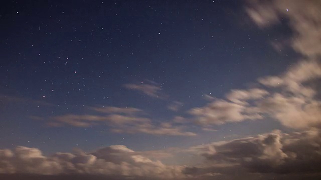 星空延时视频素材