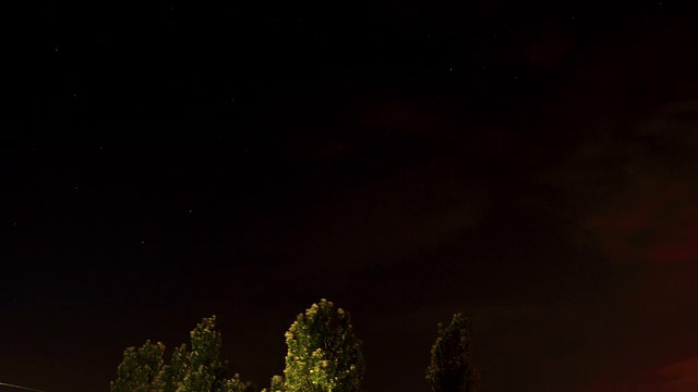 夜空的时间流逝视频素材