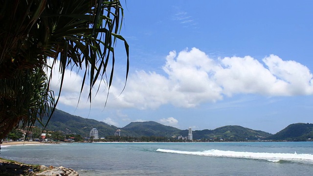 普吉岛卡里姆海滩的时间流逝视频素材