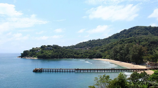 普吉岛那卡莱海滩的时间流逝视频素材