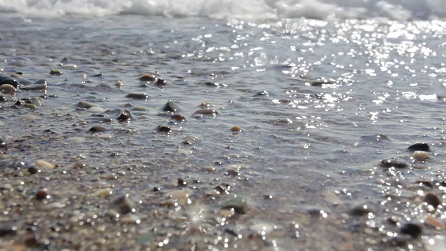 波浪。海上冲浪。视频素材