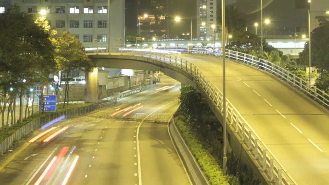 香港高速公路时间流逝视频下载