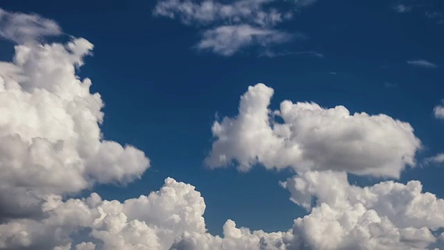 天空时间在暴风雨前流逝视频素材