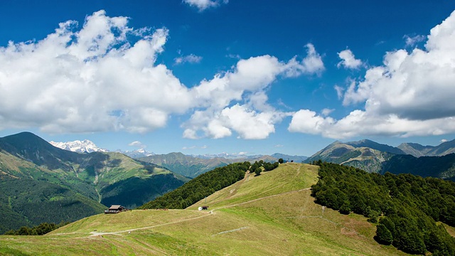 意大利日落高清山景观视频素材