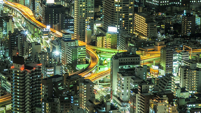 繁忙的东京道路视频素材