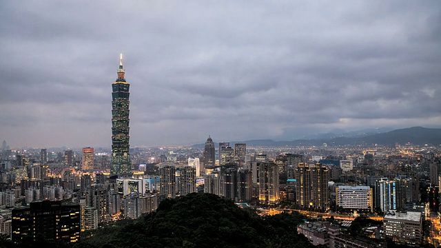 时间流逝，台北，台湾视频下载