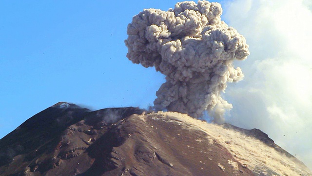 Tungurahua火山喷发视频素材