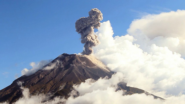 Tungurahua火山喷发视频素材