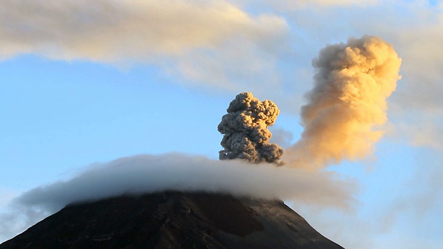 Tungurahua火山喷发视频素材