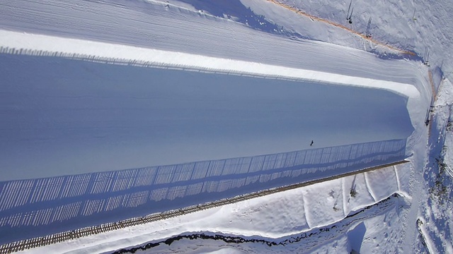 天线:u型场地单板滑雪视频素材