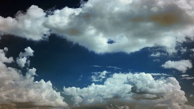 天空时间在暴风雨前流逝视频素材