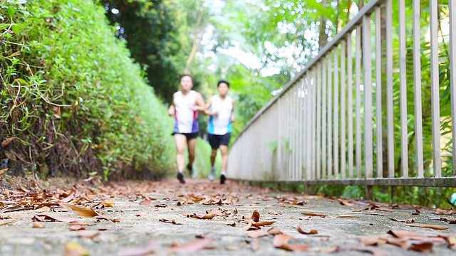 慢跑者视频素材