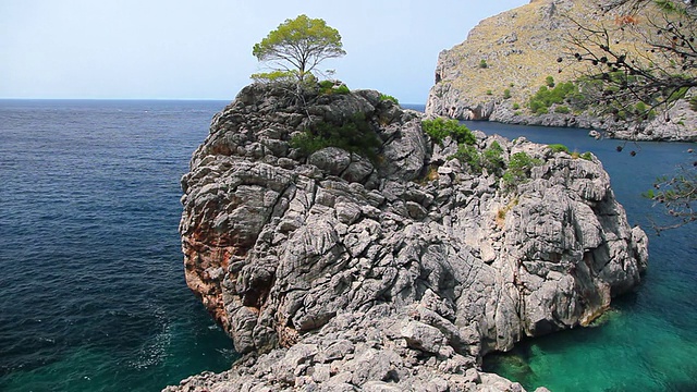 马略卡岛海岸视频素材