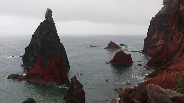 马德拉岛的海角和悬崖视频素材