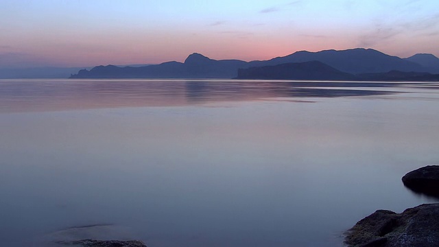 海海岸线间隔拍摄。视频素材