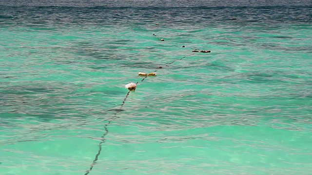 浮标和海浪。视频下载