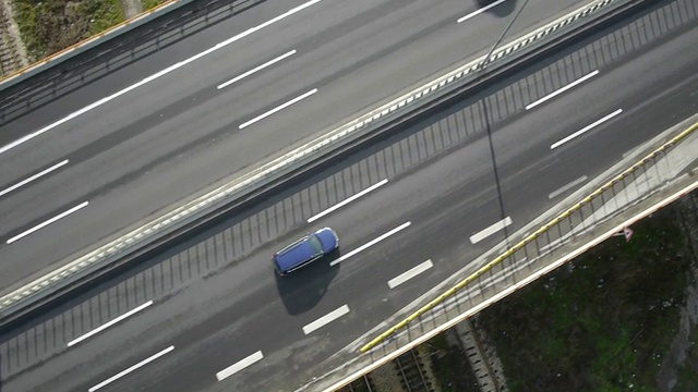 公路交通航空视频素材