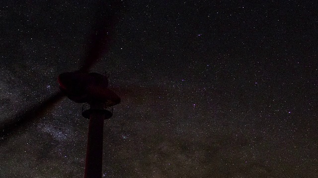 银河划过夜空视频素材