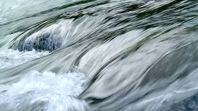 山区河流。视频素材