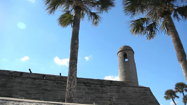 圣奥古斯丁堡(St. Augustine fort)视频下载