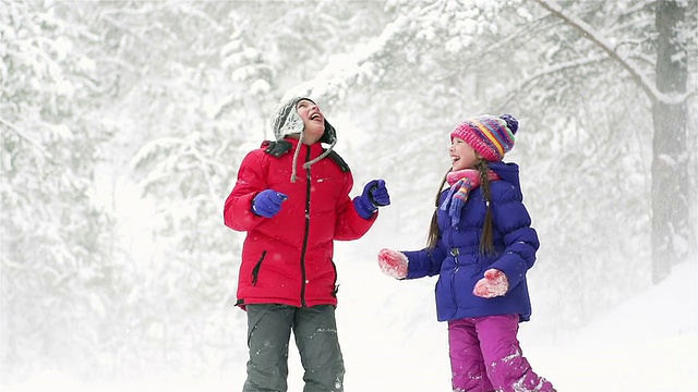 暴雪视频素材