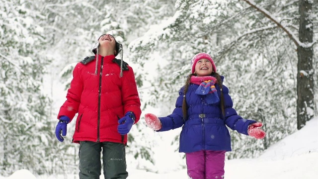 大雪视频素材