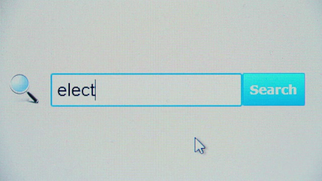 选举-浏览器搜索查询，互联网网页视频素材