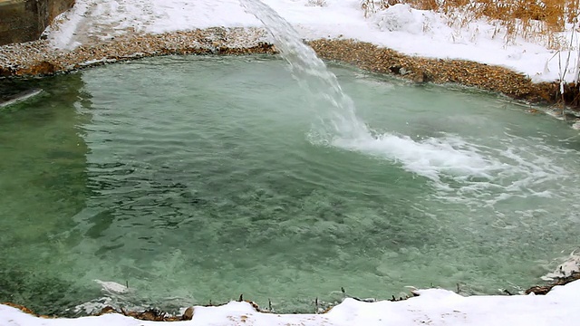 硫化氢源的水射流视频素材