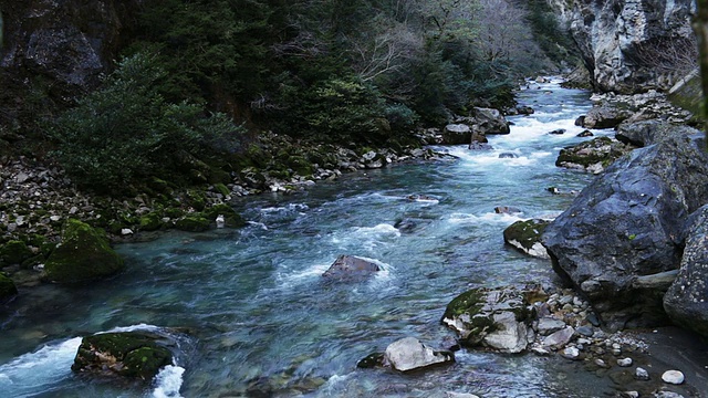 峡谷山河视频素材