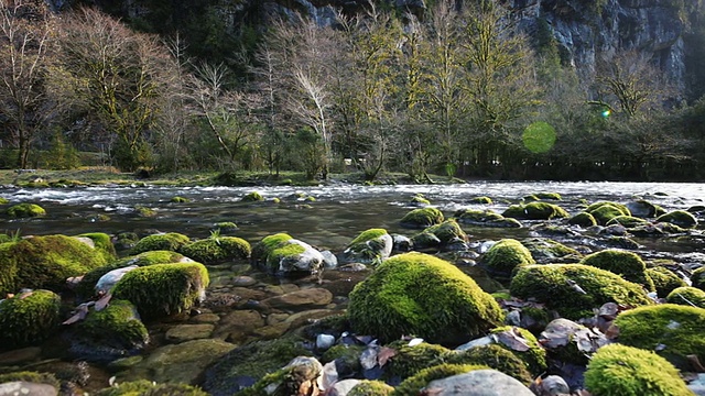 峡谷山河视频素材