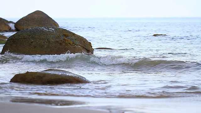 沙滩和海浪视频素材