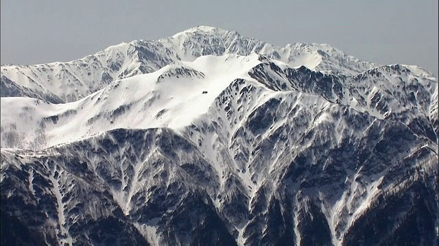 空中Senjogatake山视频素材