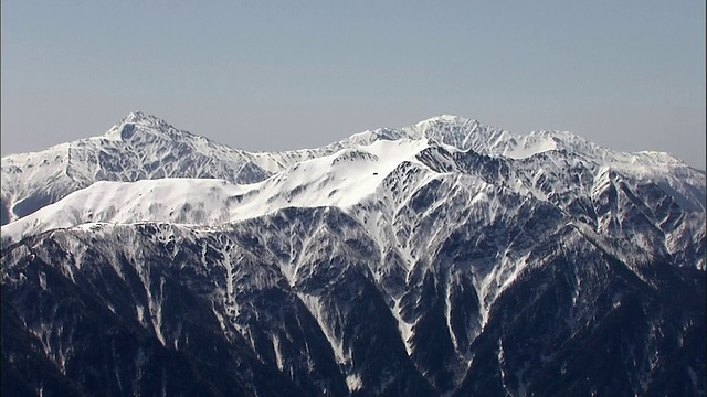 空中Senjogatake山视频素材