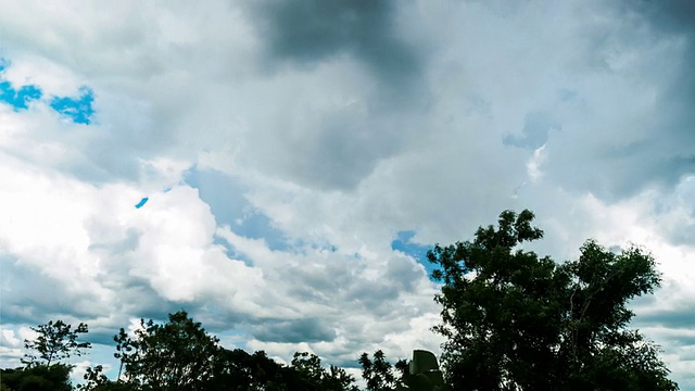 云动和雨的时间流逝视频素材