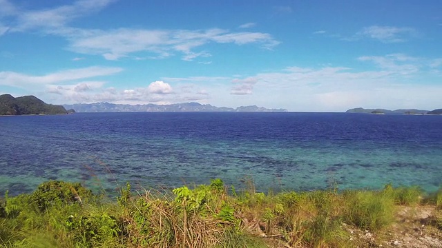 海洋和岛屿的景观视频素材