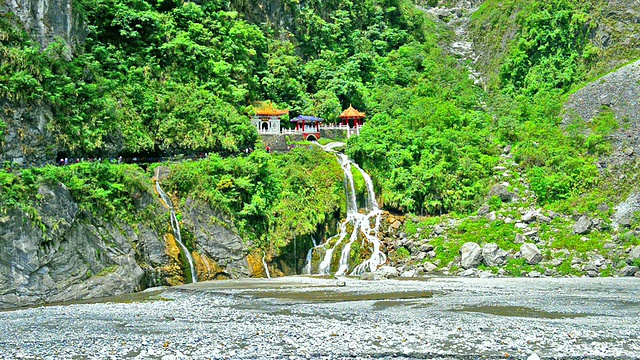 太鲁阁峡谷公园视频素材