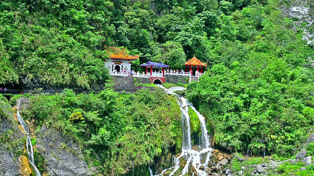 太鲁阁峡谷公园视频素材