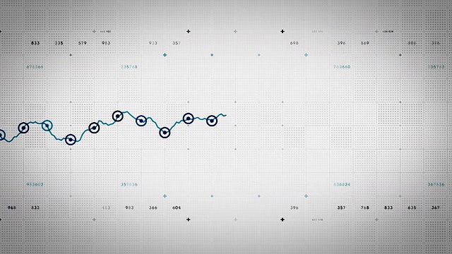 线形图进展蓝色Lite视频素材