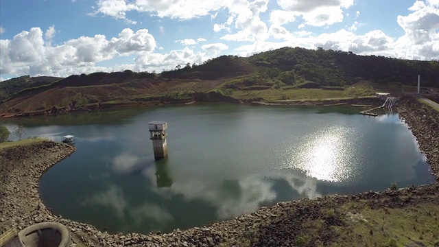 小水坝视频素材