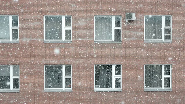 降雪视频素材