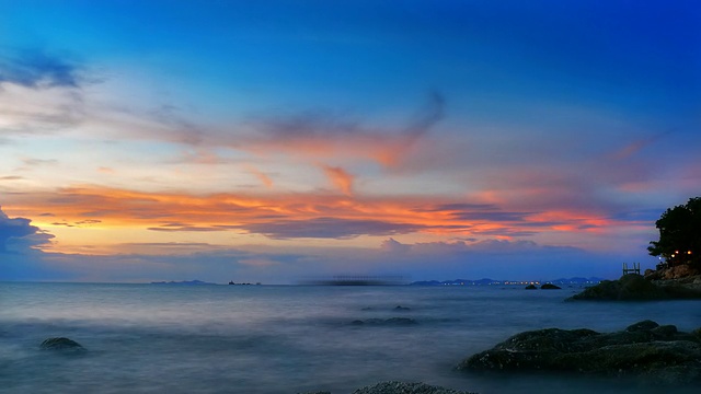 海上日落视频素材