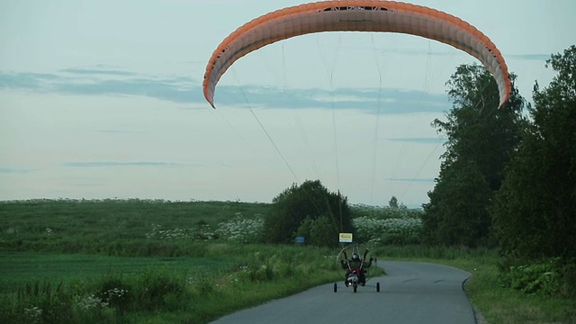 Paramotor起飞视频素材