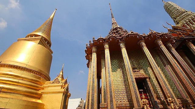 泰国曼谷著名的玉佛寺视频素材