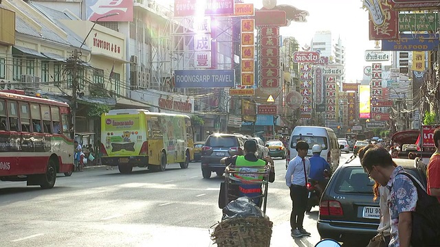 中国城镇,曼谷视频素材