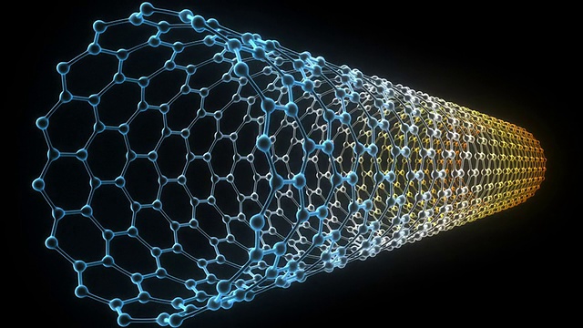 碳纳米管结构视频素材
